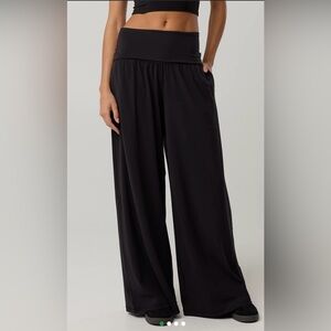 OFFLINE By Aerie Real Me Foldover Super Wide Leg Regular Rise Pant Size M / Long